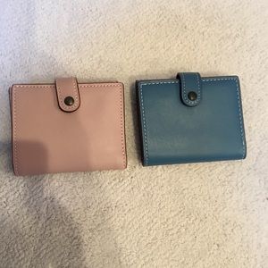 Coach small Slim trifold glovetanned Wallets